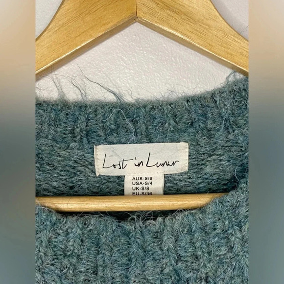 Lost In Lunar Kennedy Striped Fuzzy Knit Sweater - Picture 8 of 8